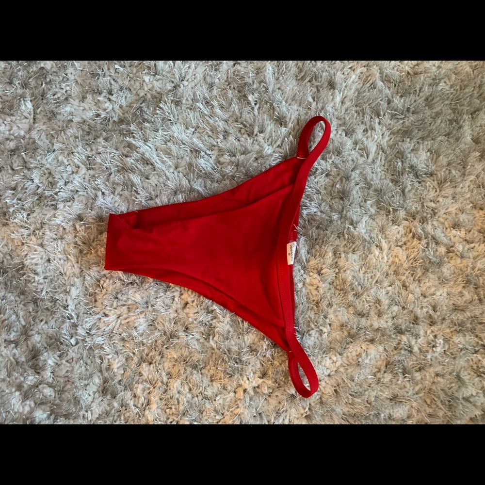ZAFUL life guard red bikini bottoms
